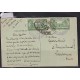 E) 1918 MOROCCO, NICE POSTCARD, WITH A PAIR OF GREEN 5 CTMS, ECOLE FRANCO ARABE 