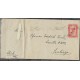  O) 1938 PERU, INDIGENOUS -CACIQUE, 10 CTS, COVER TO CHILE