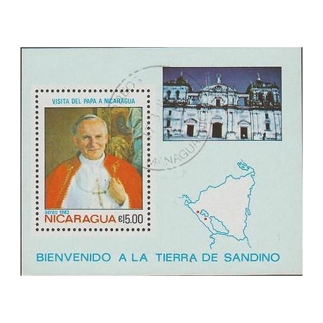 O) 1983 NICARAGUA, POPE JOHN PAUL II - KAROL JOSEF WOJTYLA, VISIT TO NICARAGUA,