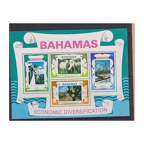 E)1975 BAHAMAS, ECONOMIC DIVERSIFICATION,FISHING, CATTLE RAISING