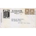 G)1936 MEXICO, TOWER OF LOS REMEDIOS PAIR, PUBLISHING COMPANY EXCELSIOR CIRCULAT