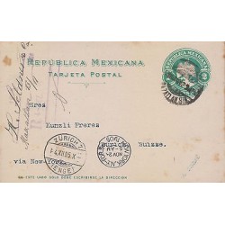 G)1905 MEXICO, EAGLE 2 CTS. POSTAL STATIONARY, EMBOSSED, CIRCULAR MAZATLAN CANC.