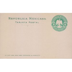 G)1900 MEXICO, EAGLE 2 CTS. POSTAL STATIONARY, EMBOSSED, UNUSED, XF