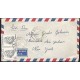 E)1970 SPAIN, SAINT IDELFONSO, STRIP OF 2, CIRCULATED COVER TO USA, XF 