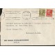 E)1949 NORWAY, LION RAMPANT, STRIP OF 2, CIRCULATED COVER TO MEXICO