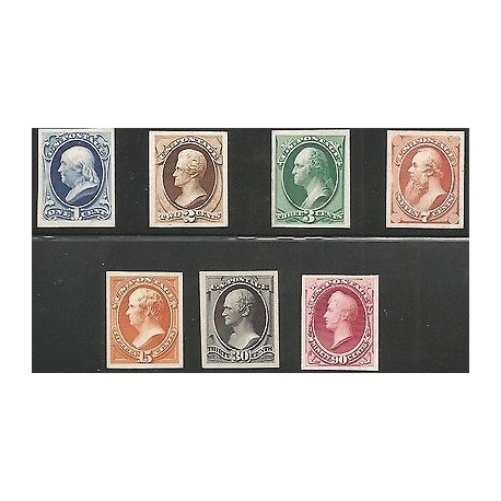 E)1870, USA, PROOFS, PRESIDENTS OF THE UNITED STATES, FRANKLIN, JACKSON