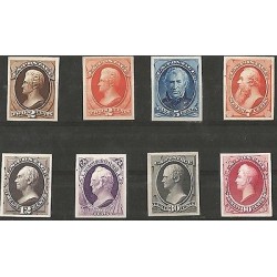 E)1875, USA,PROOFS, PRESIDENTS OF THE UNITED STATES, JACKSON, TAYLOR, STANTON