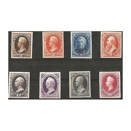 E)1875, USA,PROOFS, PRESIDENTS OF THE UNITED STATES, JACKSON, TAYLOR, STANTON