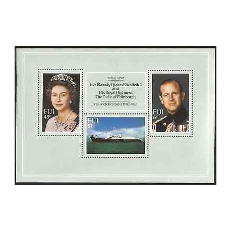 E)1982 FIJI, HER MAJESTY QUEEN ELIZABETH II AND HIS ROYAL HIGHNESS THE DUKE