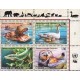 E) 2000 UNITED NATIONS, ENDANGERED ANIMALS, HIPPO, DUCK, BLOCK OF FOUR