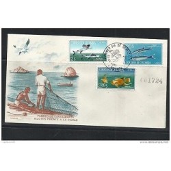 RO) 1966 COLOMBIA, FLYING FISH - CYPSELURUS PACIFICENSIS, SANTA MARTA - COLOMBIA