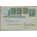 O) 1920 CHILE, COLON - COLUMBUS 1 CENTAVO, 1 CENTAVO BLANCO, MISION LONQUIMAY,SE