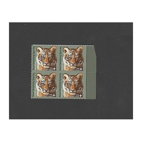 O) 2011 UNITED STATES, TIGER, SAVE VANISHING SPECIES, STICKERS-ADHESIVES, XF