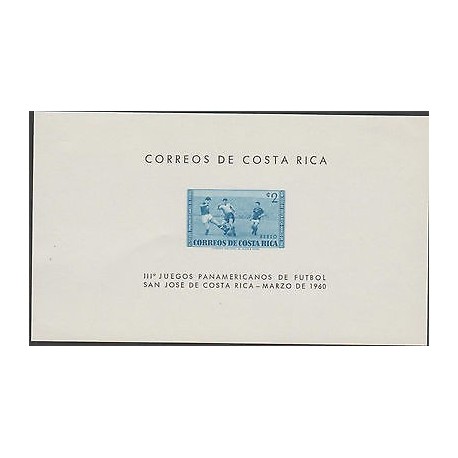 O) 1960 COSTA RICA, PAN AMERICAN GAMES FOOTBALL SAN JOSé DE COSTA RICA, SOUVENIR