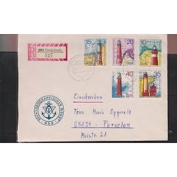 O) 1974 GERMANY, LIGHTHOUSE FROM 1827 TO 1855 aprox. FDC USED