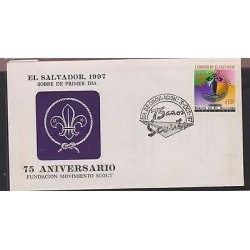 O) 1997 EL SALVADOR, SCOUTS 1922. COAT, FDC XF