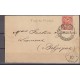 O) 1902 URUGUAY, POSTAL CARD 2 CENTESIMOS, TO BELGIUM, XF
