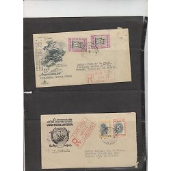 O) 1955 COSTA RICA, INDUSTRY, UPU, AIRMAIL TO PANAMA, XF