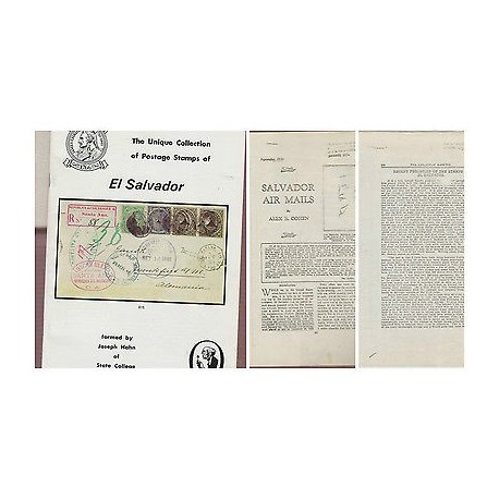 O) 1979 EL SALVADOR, CATALOG THE UNIQUE COLLECTION OF POSTAGE STAMPS OF SALVADOR