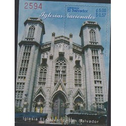 O) 2003 EL SALVADOR, NATIONAL CHURCHES, SOUVENIR MNH