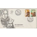 O) 1984 BRAZIL, DISCOVERY OF AMERICA, CHRISTOPHER COLUMBUS, FLAG, FDC XF