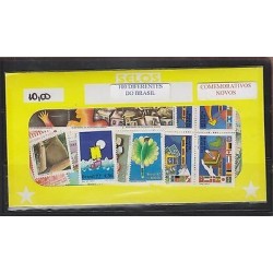 O) 2015 BRAZIL, 100 DIFFERENT STAMPS - COMMEMORATIVE STAMPS, NEW - MNH