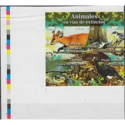 O) 2009 PERU, PROOF, ANIMALS IN DANGER OF EXTINCTION, HABITAT, HART, BIRDS, XF
