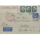 G)1936 GERMANY, PERU INBOUND FLIGHTS, EUROPA-SUOUTH AMERICA RED CIRCULAR CANC., 