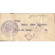 G)1911 PERU, JUZGADO DEL CRIMEN LIMA-COAT OF ARMS CIRC VIOLET STRIKE, 37 RED STR