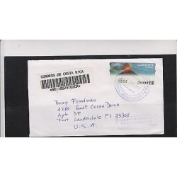 O) 2006 COSTA RICA, VOLCANOE, SEAL HOMELESS BRANCH, COVER TO USA - UNITED STATES