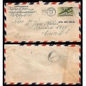 E)1946 UNITED STATES, RED CROSS, AIRPLANE, AIR MAL,CIRCULATED COVER TO MEXICO