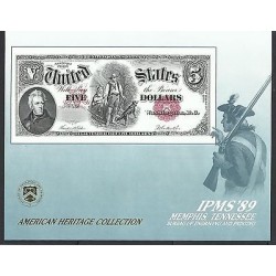 O) 1989 UNITED STATES - USA, MODERN PROOF BANKNOTE, ENGRAVING AND PRINTING, AND