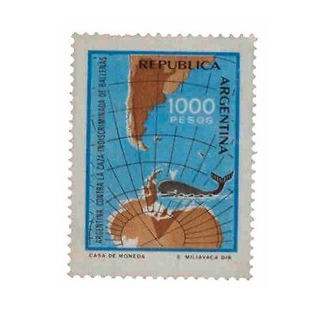 E) 1981 ARGENTINA, CAMPAIGN AGAINST INDISCRIMINATE WHALING, MNH