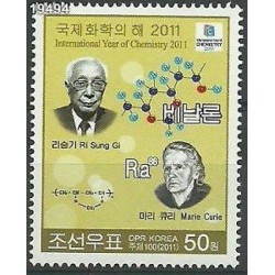 RT)2011 KOREA, INTERNATIONAL YEAR OF CHEMISTRY,MNH