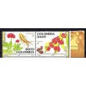 RG)2012 COLOMBIA-KOREA JOIN ISSUE, COFFEE AND GINSENG,PAIR,MNH