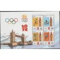 O) 2012 SRI LANKA, GAMES OF THE XXX OLYMPIAD-OLYMPIC GAMES LONDON, SOUVENIR MNH