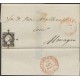 O) 1840 SPAIN, ISABEL 1SST ISSUE CIRCULATED COVER FROM MANZAS TO ALMAGRO LA MANC