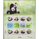E)1996 CHINA, GIANT PANDAS, LE LE, YING YING, SOUVENIR SHEET, MNH