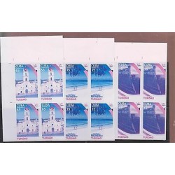 O) 2010 CARIBE, IMPERFORATED, ARCHITECTURE - CHURCH - WALL, TOURISM - BEACH, MNH