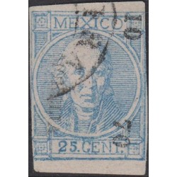 G)1868 MEXICO, FAKE NICE REFERENCE, REGULAR ISSUE, DISTRICT MORELIA, 6 CENTS,  X