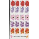 O) 2011 AUTRALIA, FLOWERS, FESTIVAL, ADHESIVES - STICKERS, XF