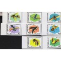 G)1982 VIETNAM, BEES AND WASPS, IMPERFORATED COMPLETE SET, MNH