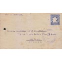 G)1928 EL SALVADOR, 6 CTS. UPU POSTAL STATIONARY, SANTA ANA CIRCULAR CANC., AT T