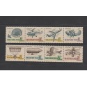 O) 1967 HUNGARY, KITE 1617, AIRPLANE 1911, HELICOPTER, 1918, ZEPPELIN 1897, SET