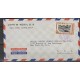 O) 1951 COSTA RICA, TRENCH SAN ISIDRO BATTALION, COVER TO NEW YORK, XF 