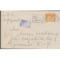 O) 1961 SWITZERLAND, ARCHITECTURE - CHURCH, COVER TO NEW YORK - USA, XF