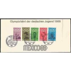 G)1968 GERMANY, 19TH OLYMPIC GAMES, MEXICO CITY, PIERRE DE COUBETIN-KARL FRIEDRI