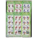 RO) 2011 KOREA, WORLD CUP SOCCER RUSSIA 2018, COMPLETE MINISHEET SETS, MNH
