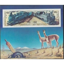 RO)1988 CHILE, HERITAGE RAILWAY, TRAIN - STEAM TRAIN - LOCOMOTIVE 1913 ARICA LA