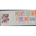 O) 1950 COLOMBIA, FLORES - ORCHIDS, COLONIAL EMAIL - ARCHITECTURE, 75TH ANNIVERS